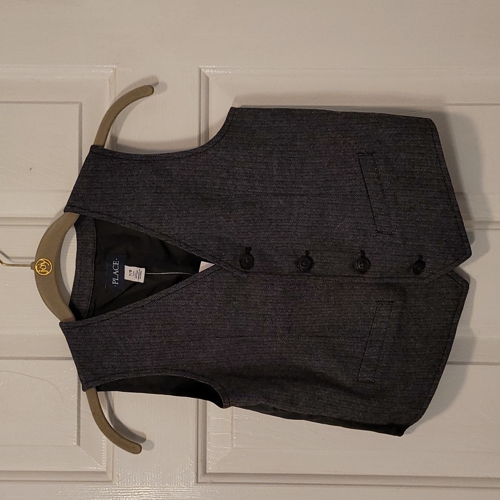 Children's place gray vest size 7/8